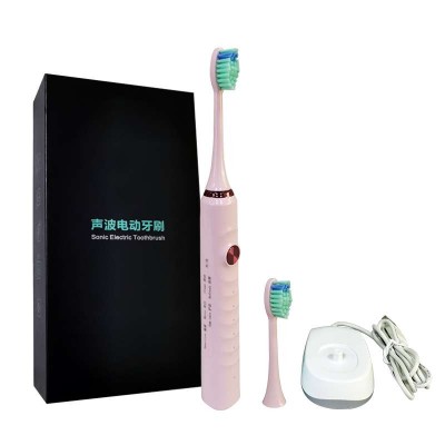 Christmas Gift Adult Ultrasonic Electric Toothbrush High Quality Auto-timer Teeth Whiten Massage Gums Brush Washable Toothbrush