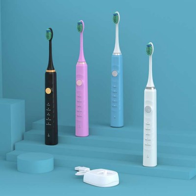 Custom Wireless Rechargeable High Vibration Travel Soft Adult Automatic Sonic Electric Tooth Brush